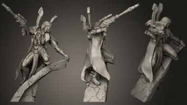 Military figurines Scout 2 3d model